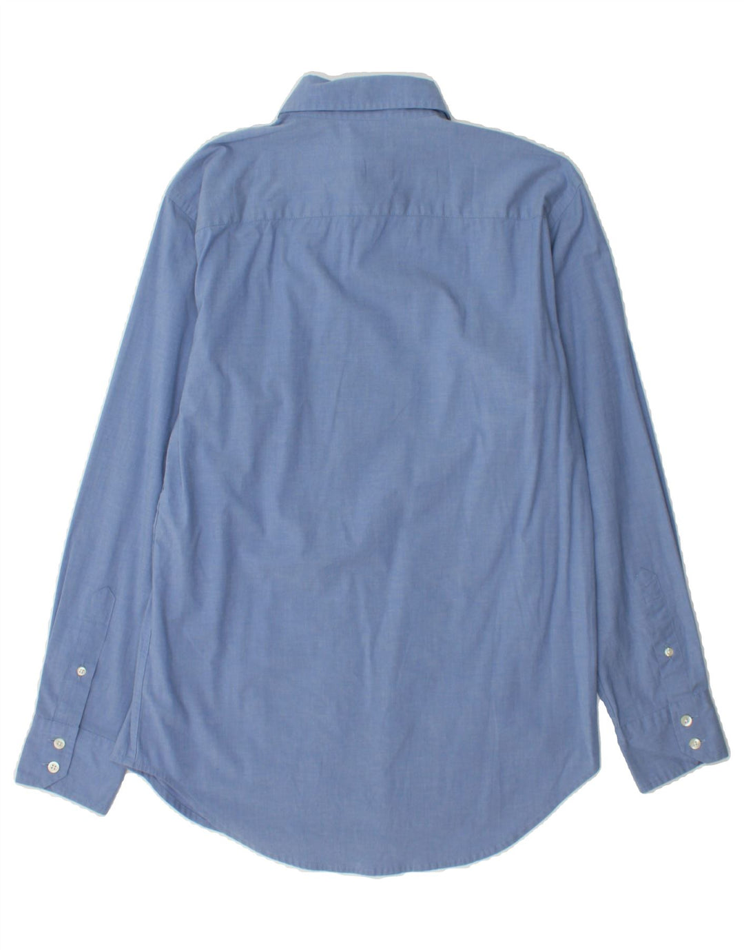 DOCKERS Mens Stain Defender Classic Fit Shirt Small Blue Cotton Vintage Dockers and Second-Hand Dockers from Messina Hembry 