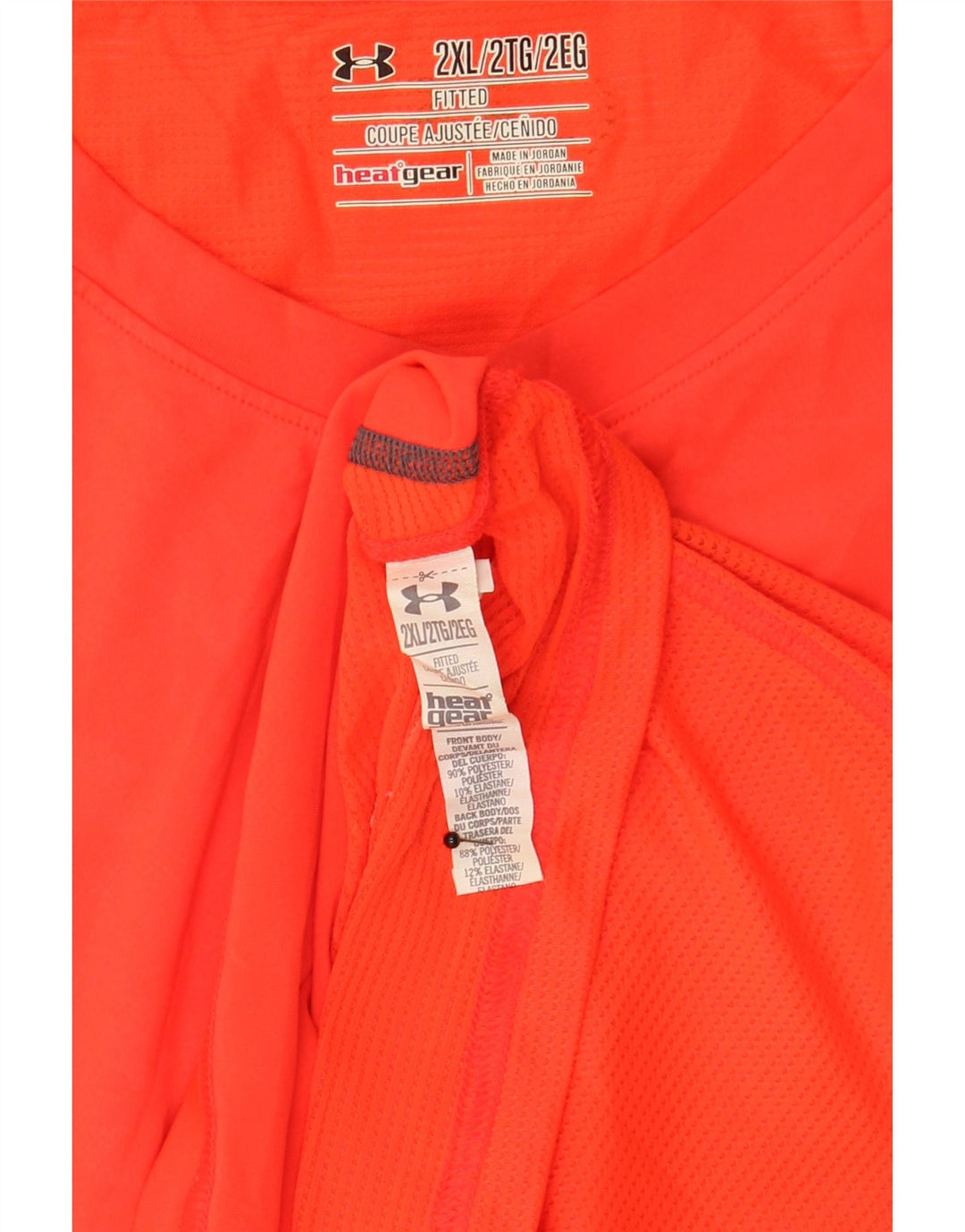Męska kamizelka Under Armour Heat Gear Top 2XL Pomarańczowy poliester