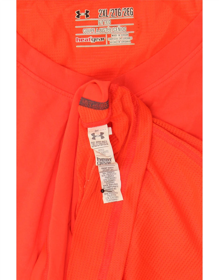 Męska kamizelka Under Armour Heat Gear Top 2XL Pomarańczowy poliester