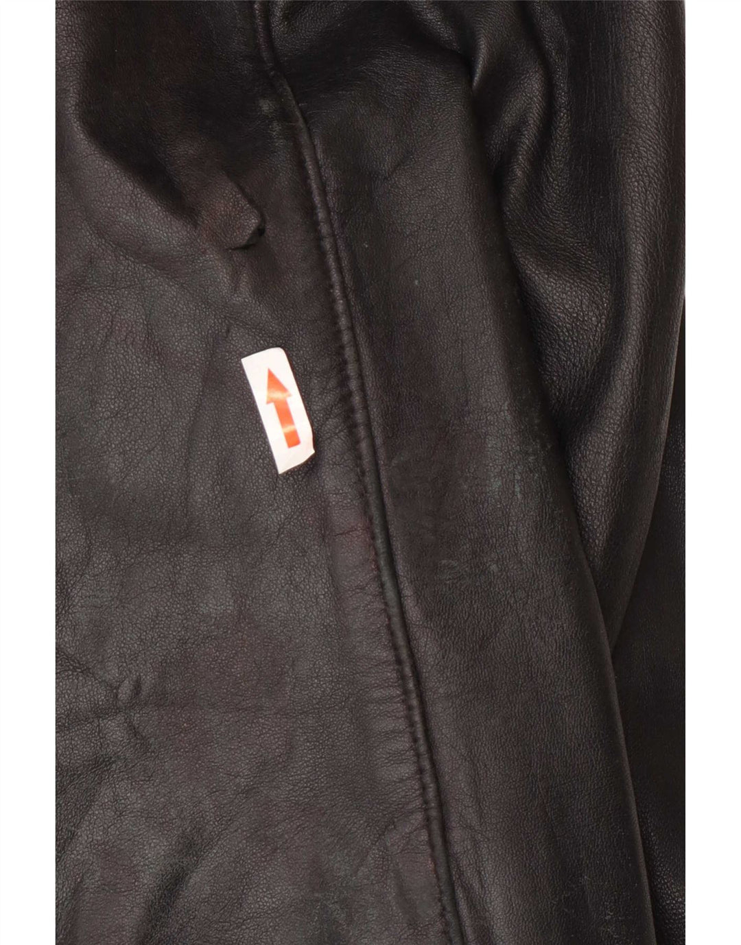 Damski płaszcz skórzany Kiros z kapturem, oversize IT 48 XL, czarny