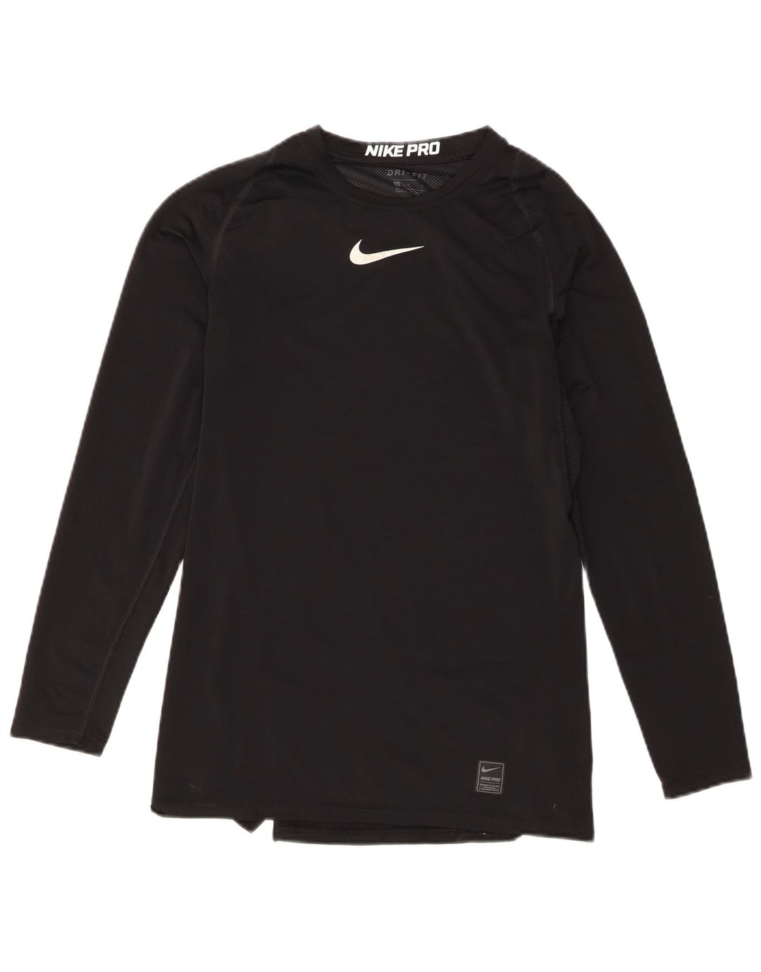 Damska koszulka Nike Dri Fit z długim rękawem, UK 14, duży, czarny poliester