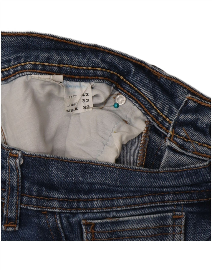 Męskie jeansy slim fit Zara EU 42 Large W32 L30 Blue