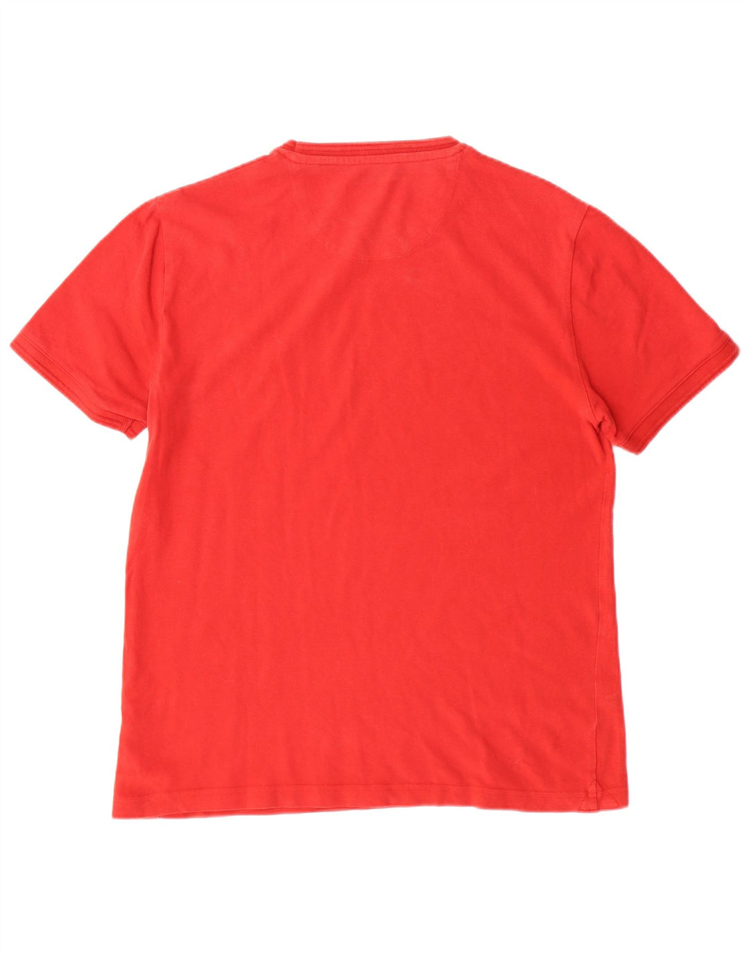 PENGUIN Mens Grant Fit T-Shirt Top Large Red Cotton