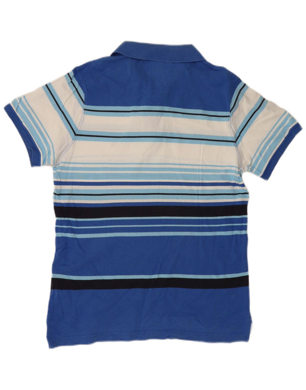 Męska koszulka polo slim fit Tommy Hilfiger XL w niebieskie paski, bawełniana
