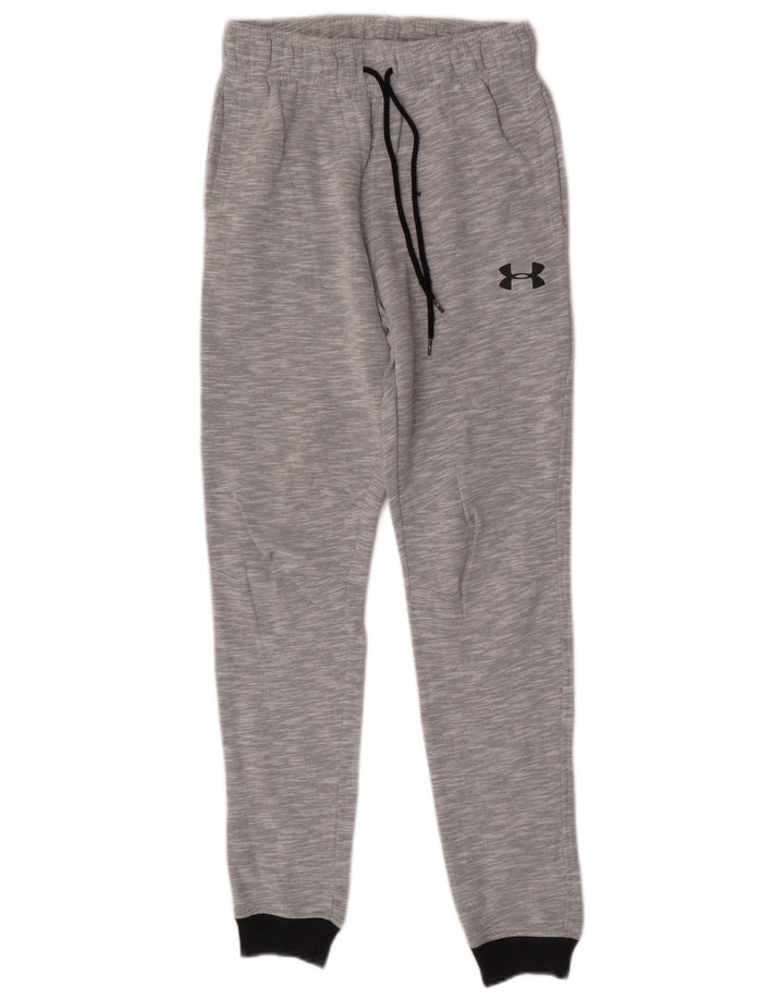 Męskie spodnie dresowe Under Armour Cold Gear, małe, szare nakrapiane