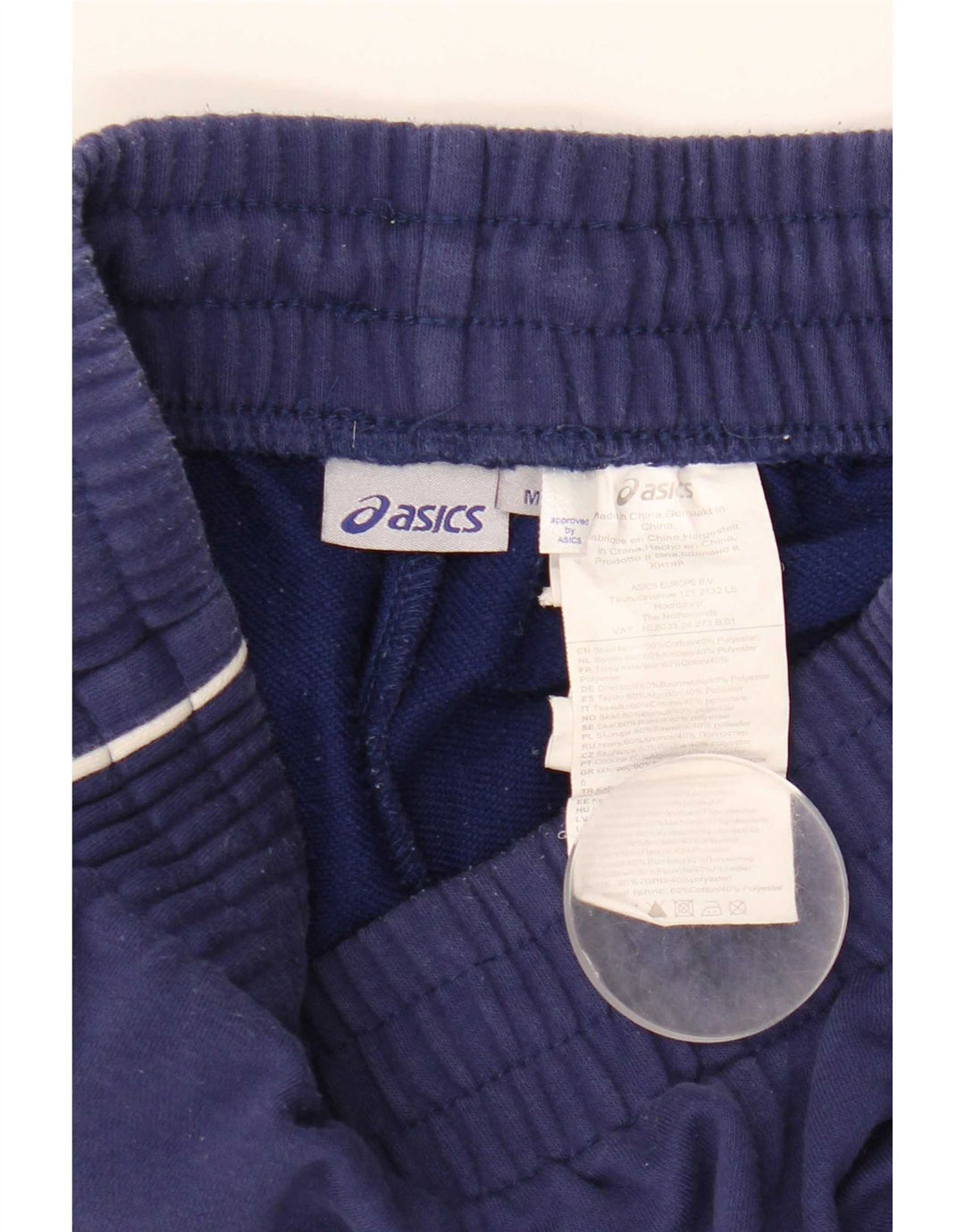 Męskie spodnie dresowe Asics Joggers Średni granatowy, bawełniany