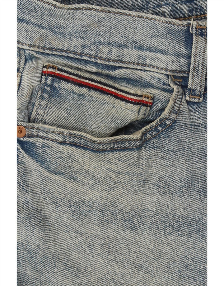 Męskie jeansy slim fit Tommy Hilfiger W34 L32 Niebieskie bawełniane