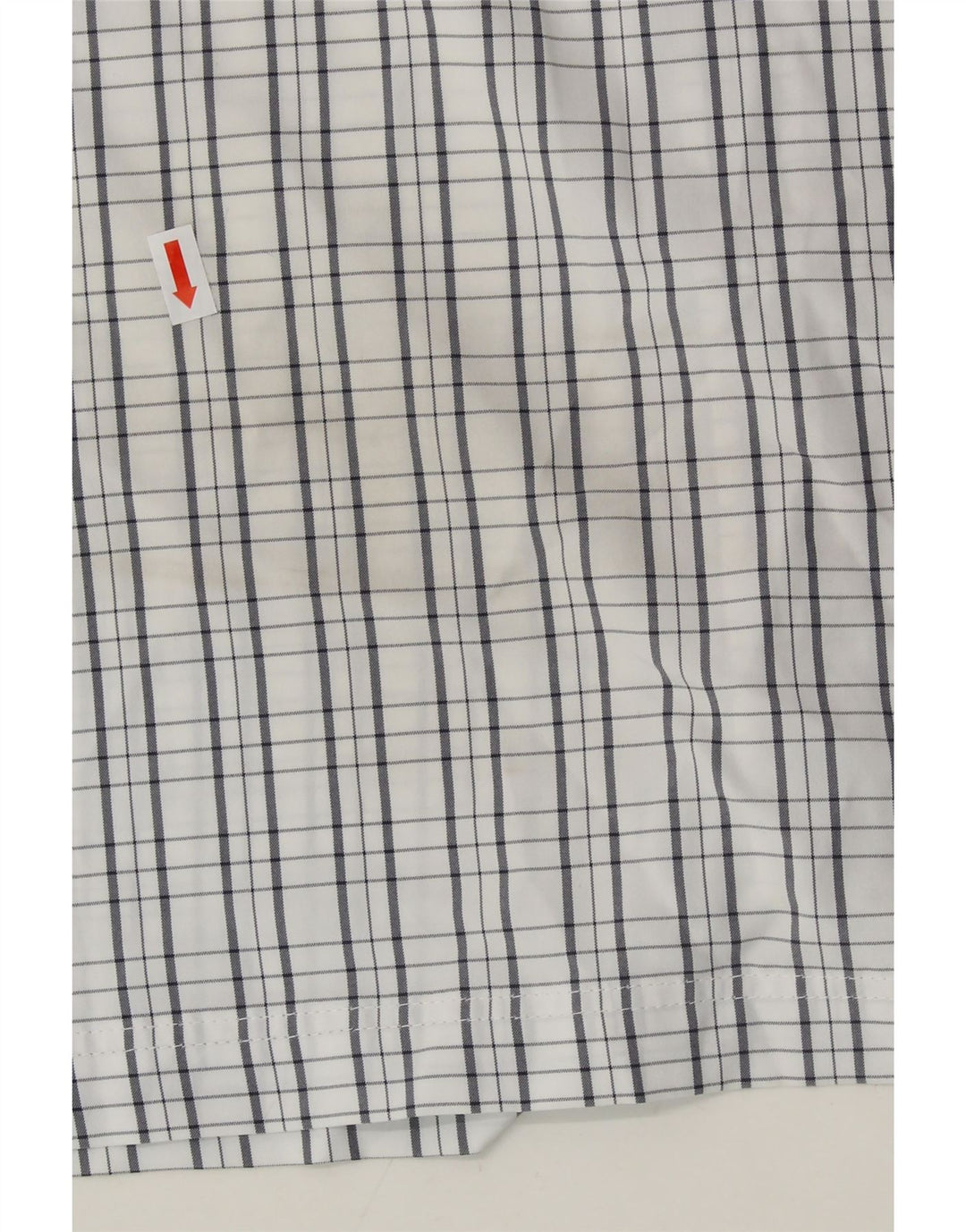 JACK WOLFSKIN Mens Short Sleeve Shirt UK 40/42 Large White Check Polyester Vintage Jack Wolfskin and Second-Hand Jack Wolfskin from Messina Hembry 