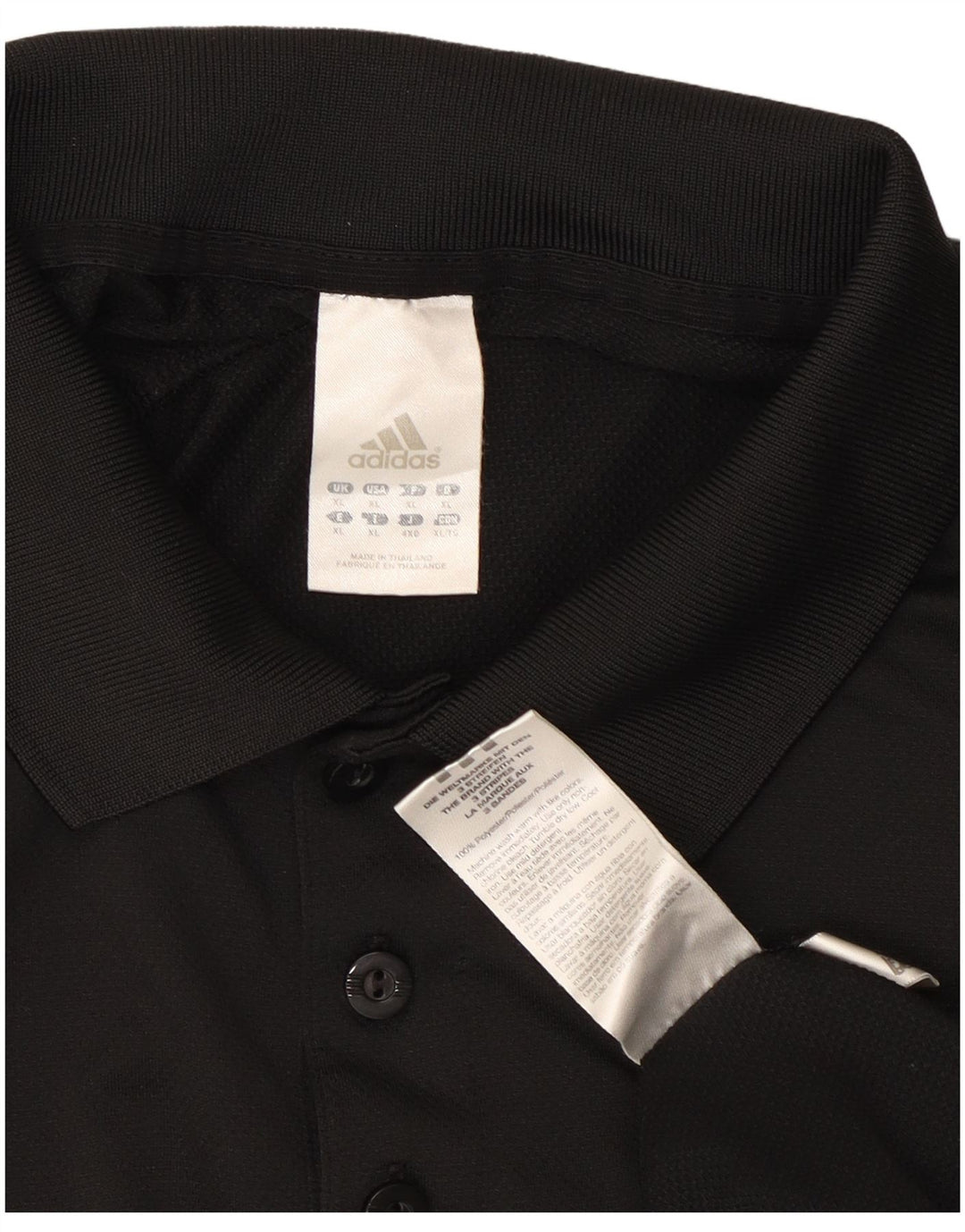 Męska koszulka polo Adidas Climacool XL, czarna, poliestrowa