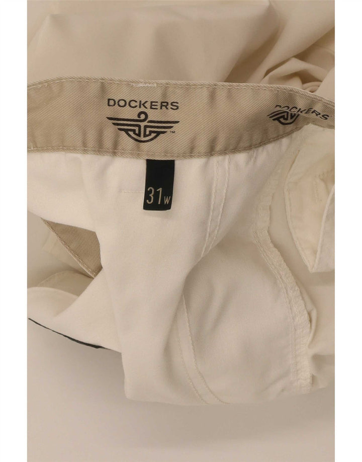 Spodnie damskie Dockers Straight Capri W31 L22 Off White