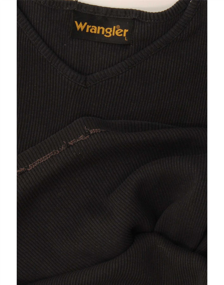 Męski T-shirt Wrangler, duży, czarny