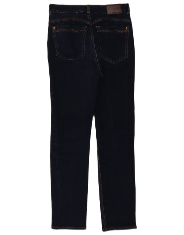 Marks & Spencer Damskie jeansy slim UK 8 Small W28 L26 Granatowa bawełna