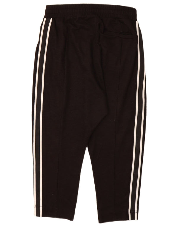 Męskie proste spodnie Capri Zara, duże, W32 L20, czarne, poliestrowe