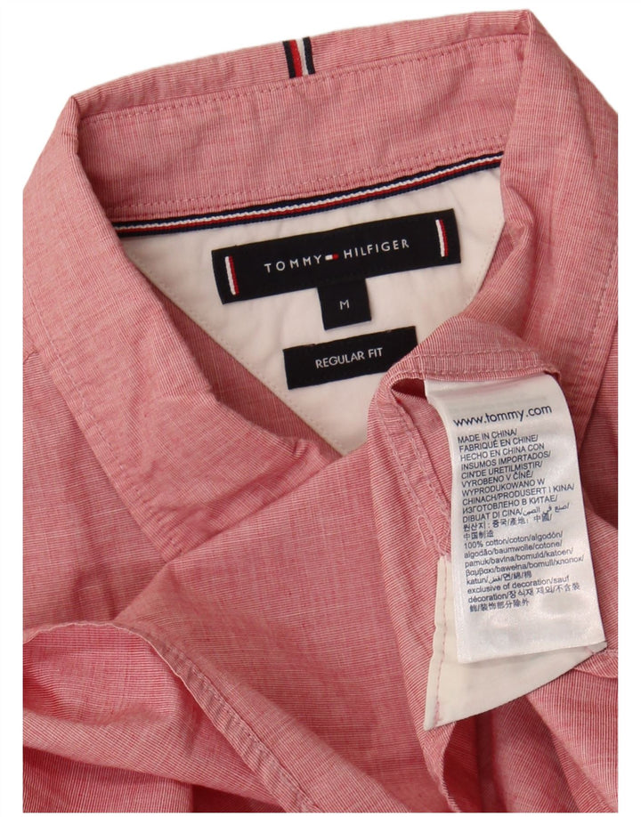Koszula męska Tommy Hilfiger o regularnym kroju, średnio różowa, bawełniana