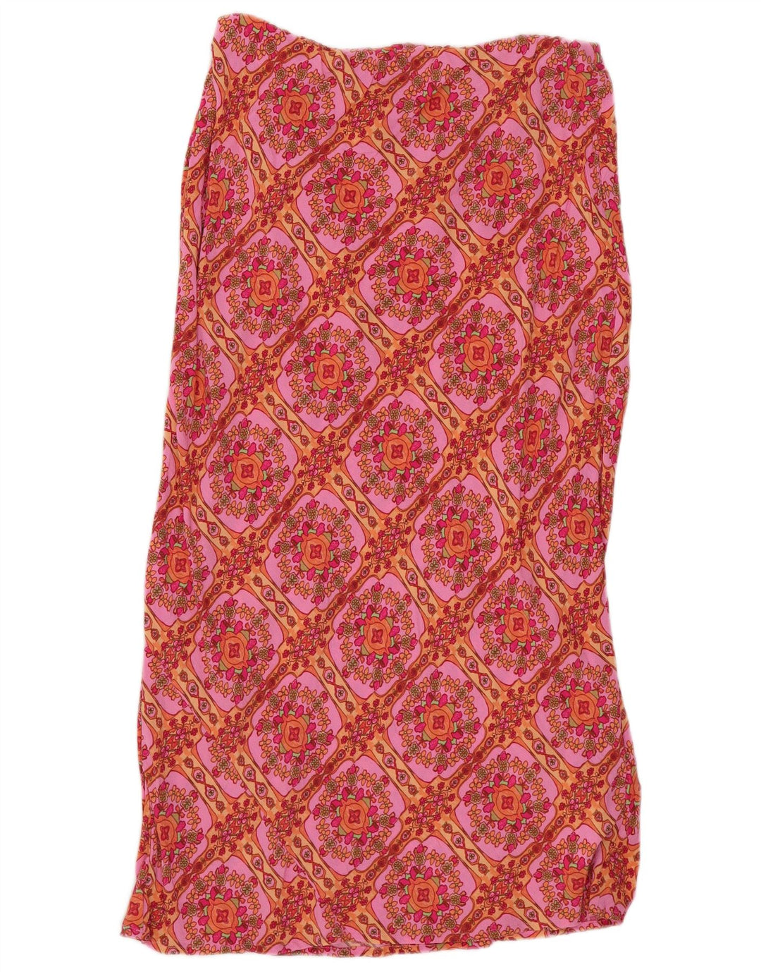 BILLABONG Damska prosta spódnica mała W27 różowa wiskoza w kwiaty