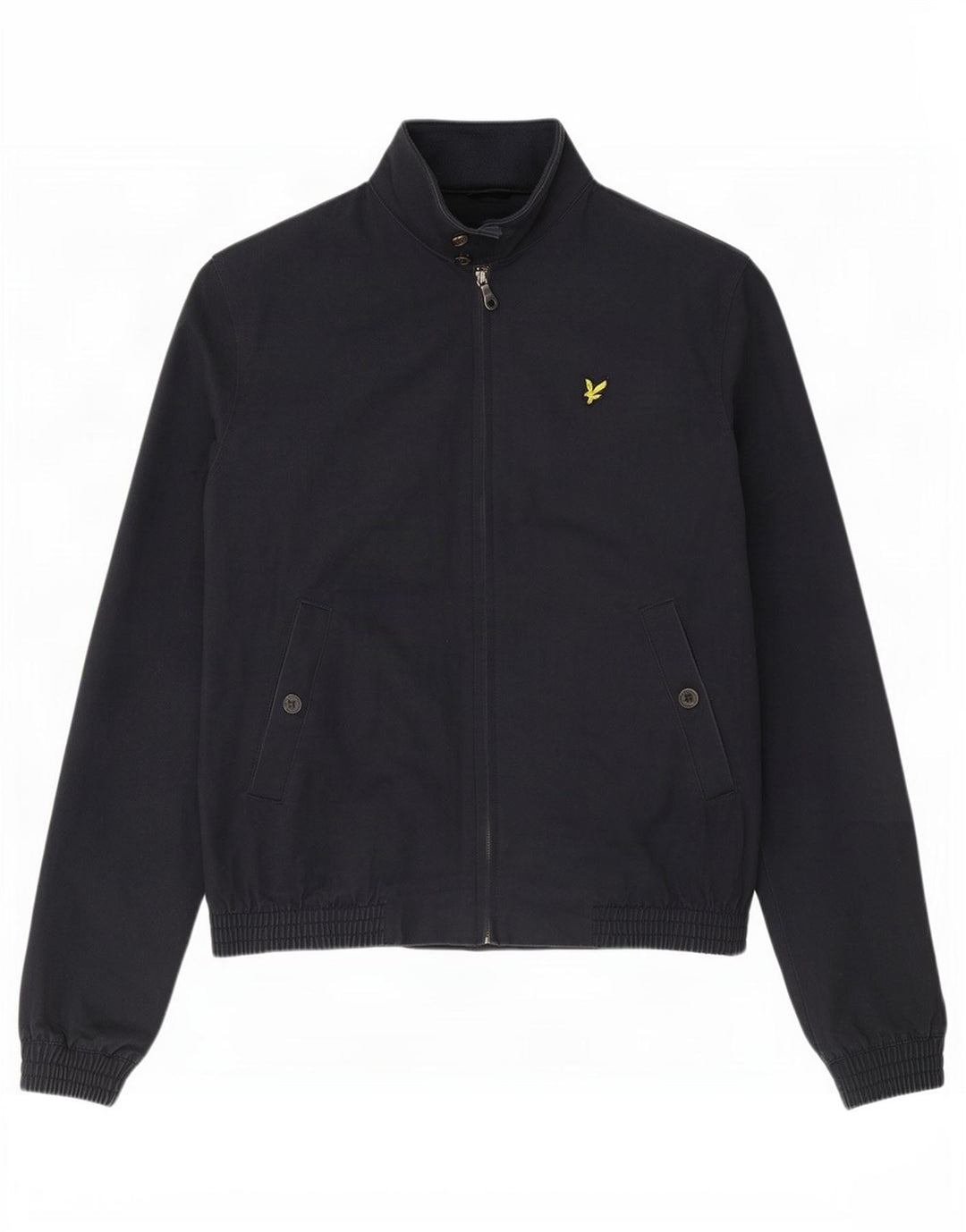 Męska kurtka bomber Lyle & Scott UK 40, duża, granatowa, bawełniana