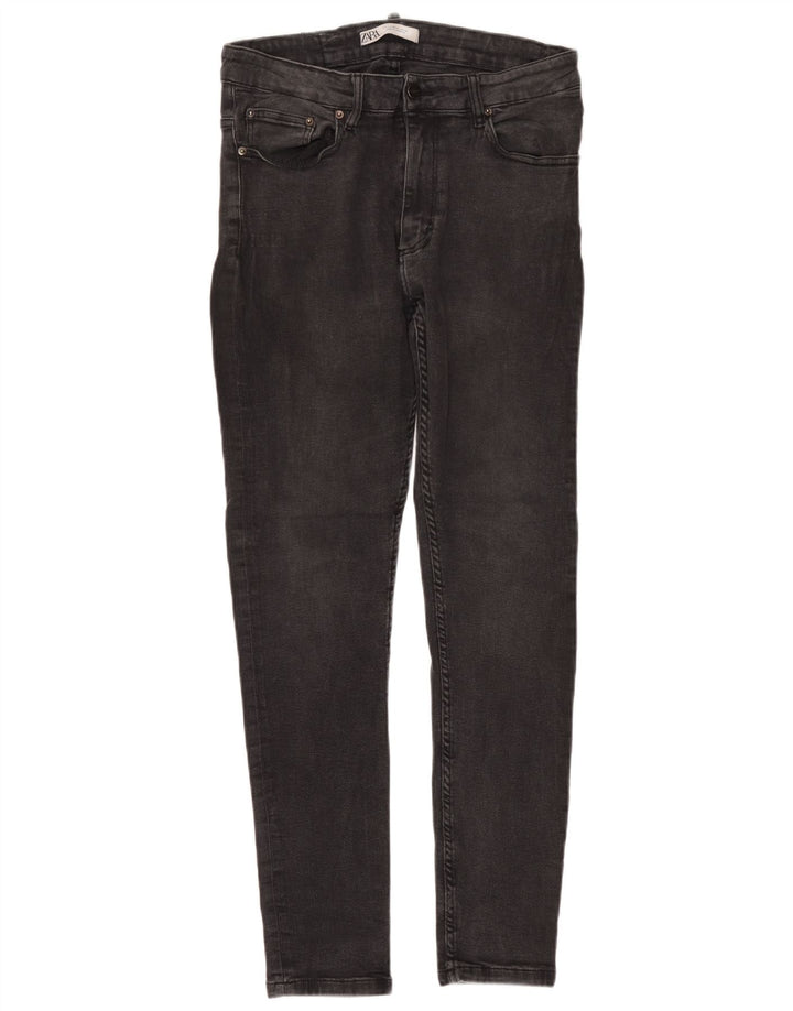 Męskie jeansy obcisłe Zara EU 44 Large W34 L30 Szare