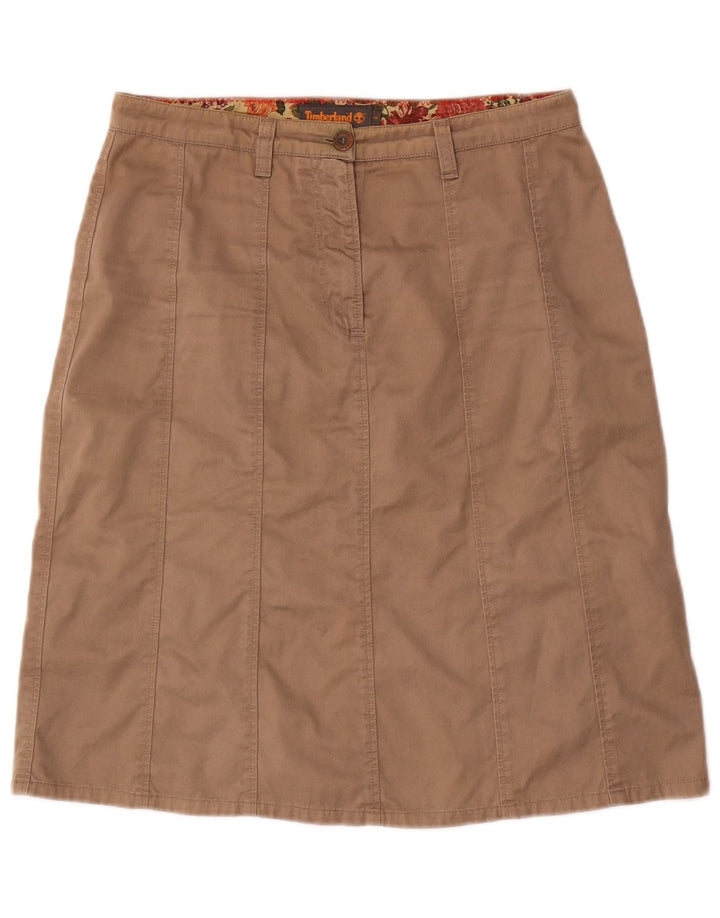 Damska spódnica w kształcie litery A Timberland US 6 Medium W30 Brązowa bawełna