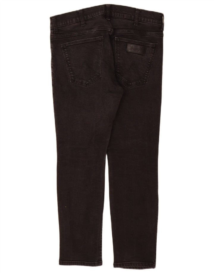 WRANGLER Męskie jeansy Larston Slim W34 L28 Czarne bawełniane