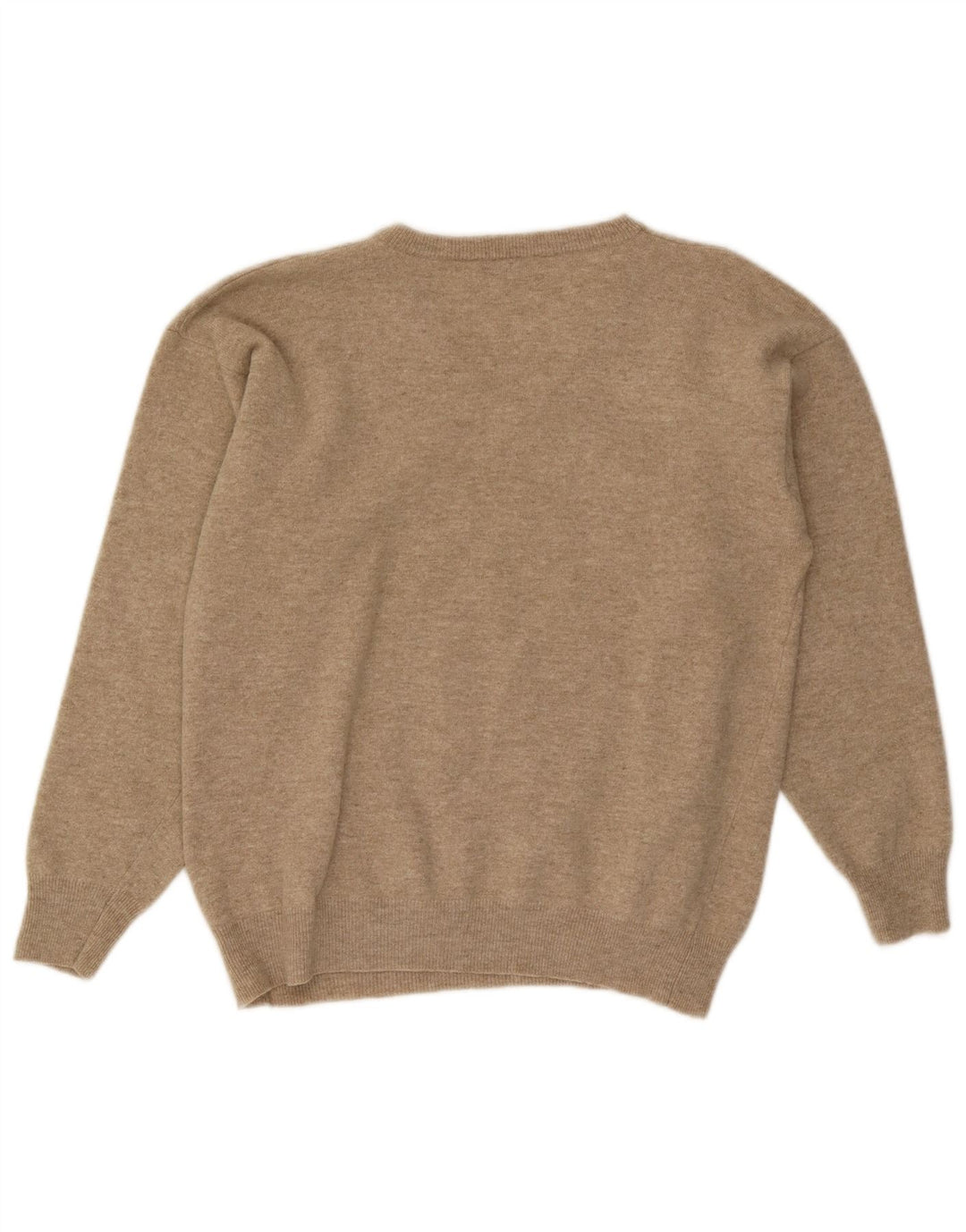 Sweter męski Pierre Cardin z dekoltem w kształcie litery V IT 52, duży beżowy Argyle/Diament