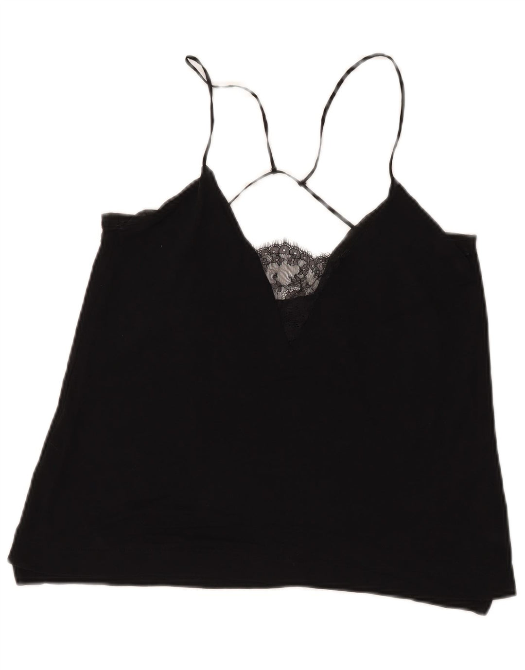 Top damski Zara UK 12, średni czarny