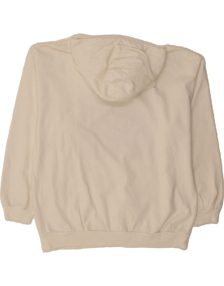 PULL & BEAR Womens Oversized Hoodie Jumper UK 16 Large Off White Vintage Pull & Bear and Second-Hand Pull & Bear from Messina Hembry 