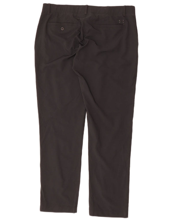 Damskie spodnie typu chino UNDER ARMOUR US 14 XL W34 L31 granatowe