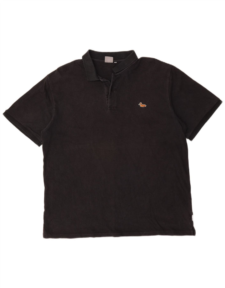 Męska koszulka polo Carhartt 2XL, czarna, bawełniana
