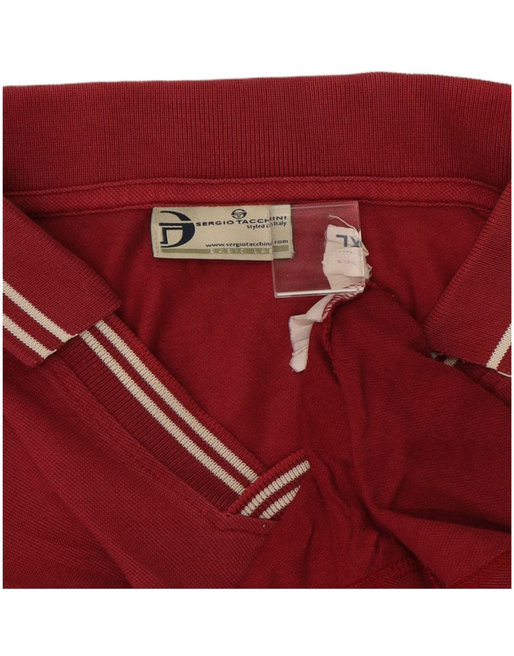 Męska koszulka polo Sergio Tacchini XL, bordowa