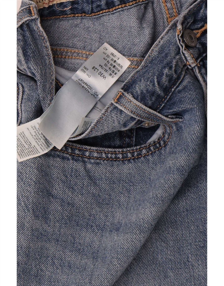 Damskie jeansy zwężane Levi's W30 L28 Niebieskie bawełniane