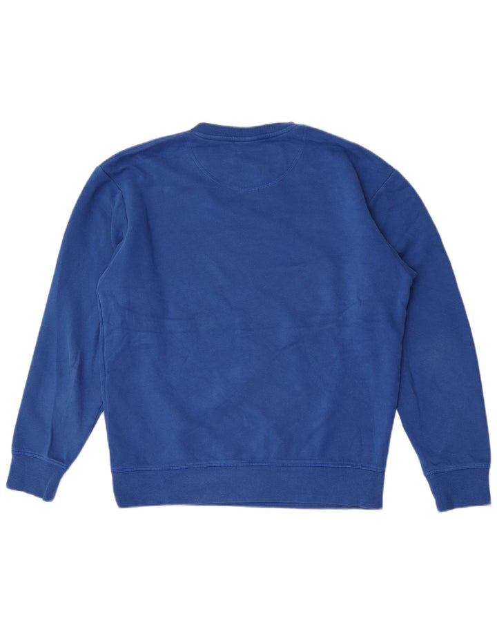Męska bluza dresowa Jack & Jones, średnioniebieska, bawełniana