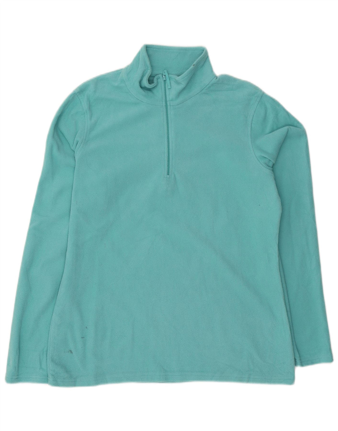 Damski sweter polarowy Mountain Warehouse z zamkiem błyskawicznym, UK 16, duży, niebieski poliester