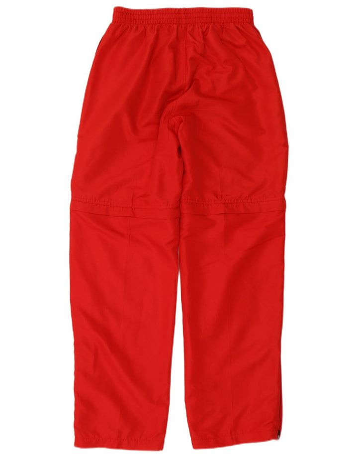 Damskie spodnie dresowe ASICS UK 14, duże, czerwone, poliestrowe