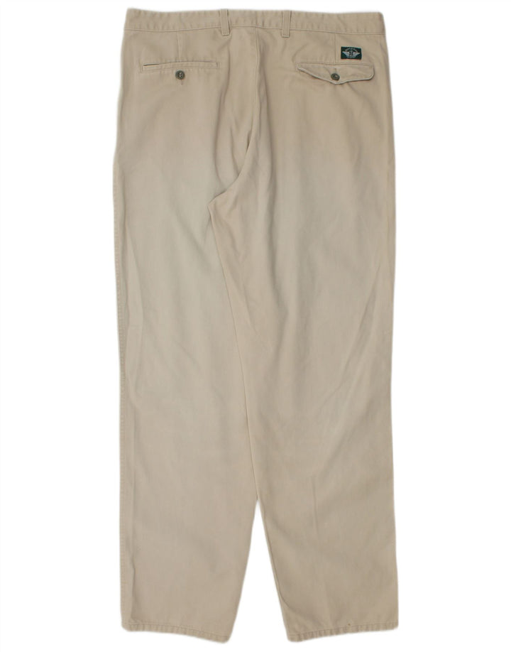 DOCKERS Mens Pegged Chino Trousers W38 L34 Beige