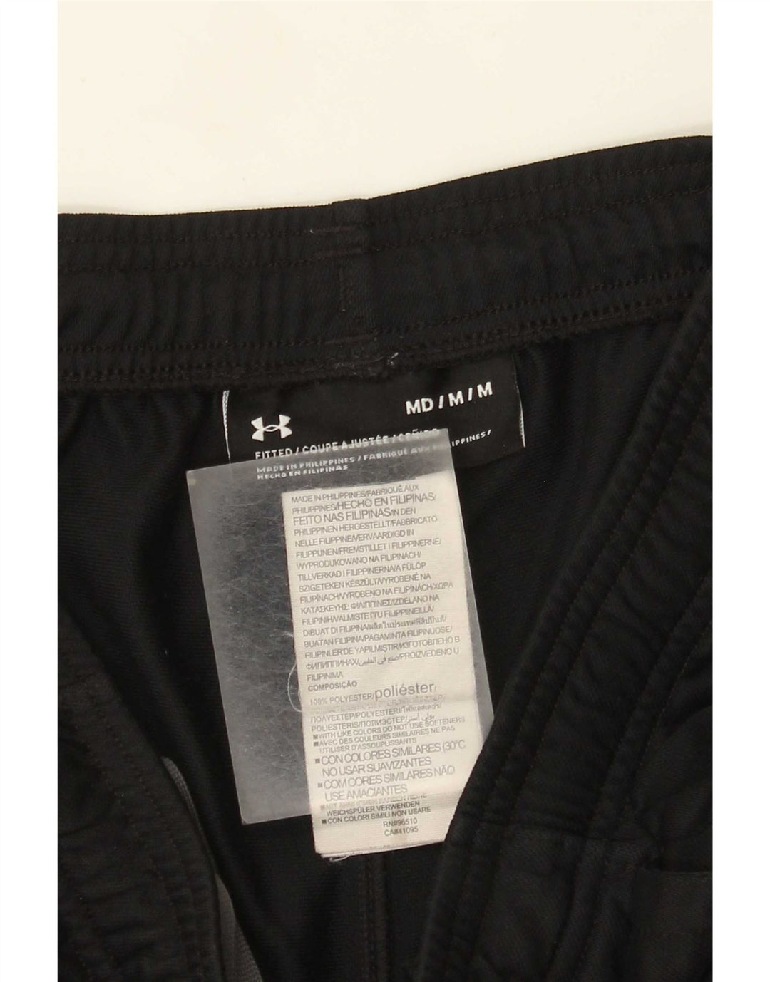 Męskie spodnie dresowe Under Armour, średni czarny poliester