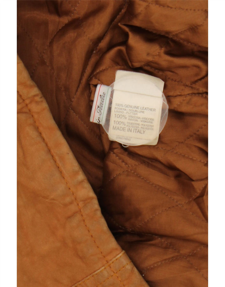 Pelle Moda Męska zamszowa kurtka IT 54 2XL Brązowa skóra