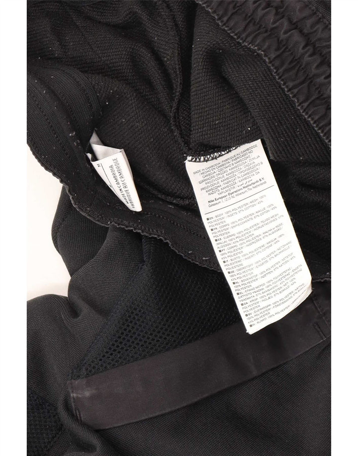 Męskie spodnie dresowe Nike Graphic, joggery, średni czarny poliester