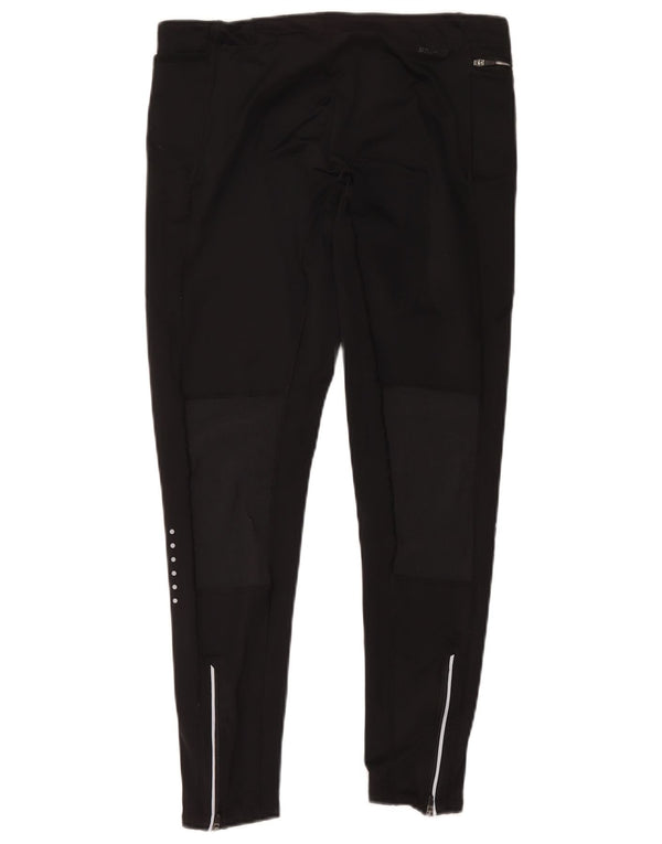 Damskie legginsy Nike Dri Fit UK 16, duże, czarne, poliestrowe