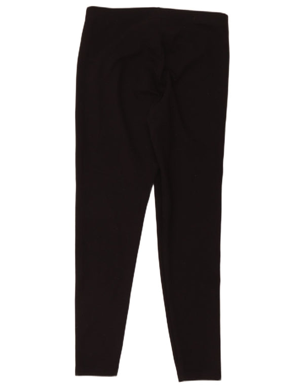 Legginsy damskie Tommy Hilfiger UK 16, duże, czarne, poliestrowe