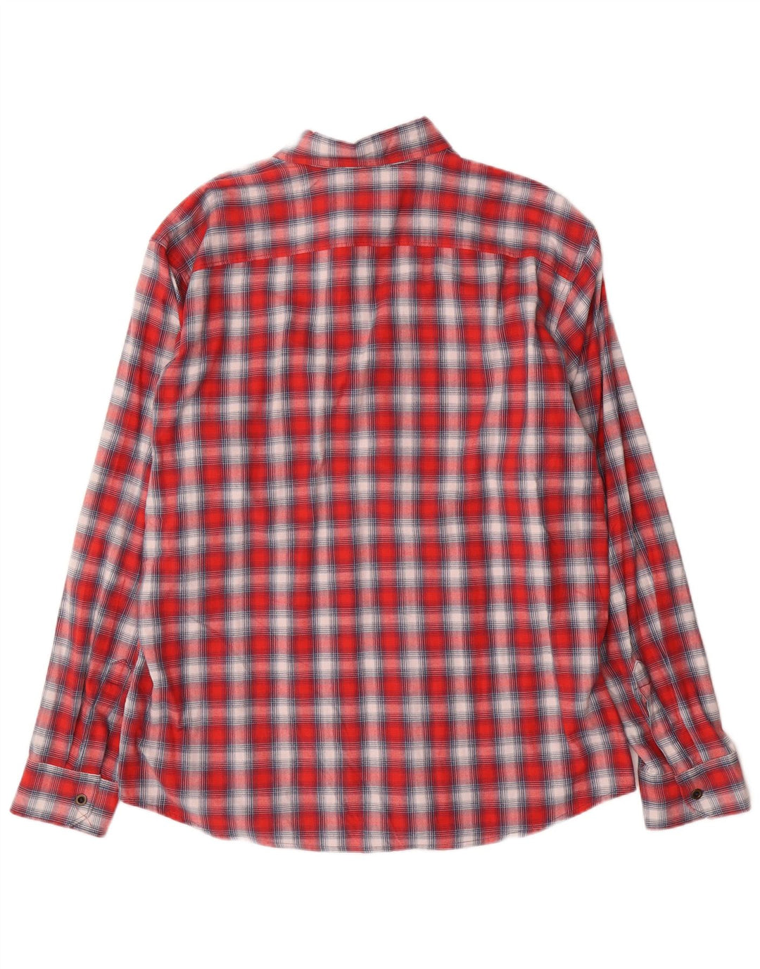 Męska koszula flanelowa Wrangler XL w czerwoną kratę, bawełniana