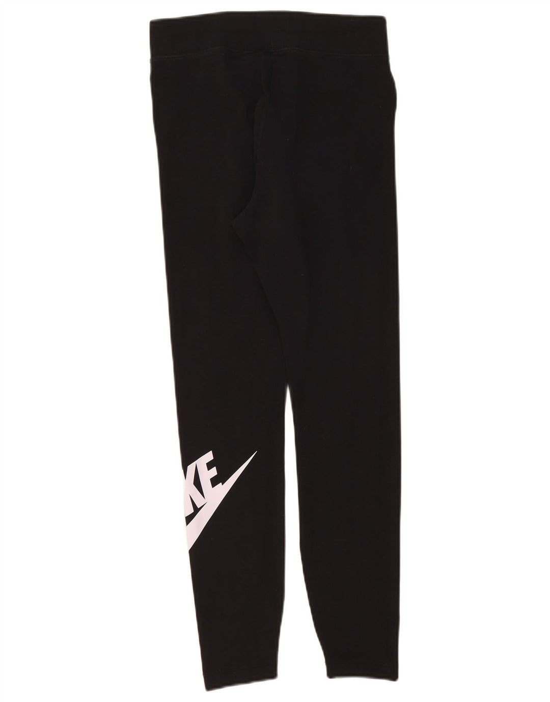 Damskie legginsy Nike Graphic UK 12, średnie czarne, bawełniane