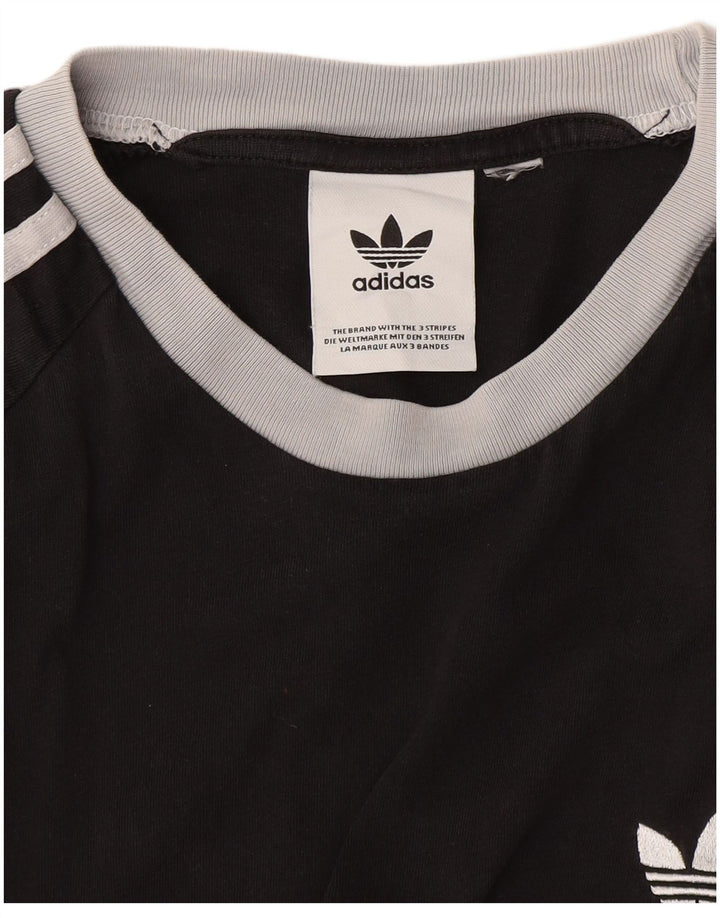 Adidas Męski T-shirt Top Duży Czarny