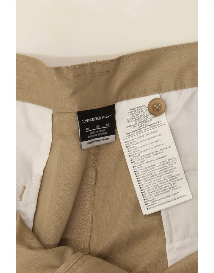 Męskie spodenki chino Nike W40 XL beżowy poliester