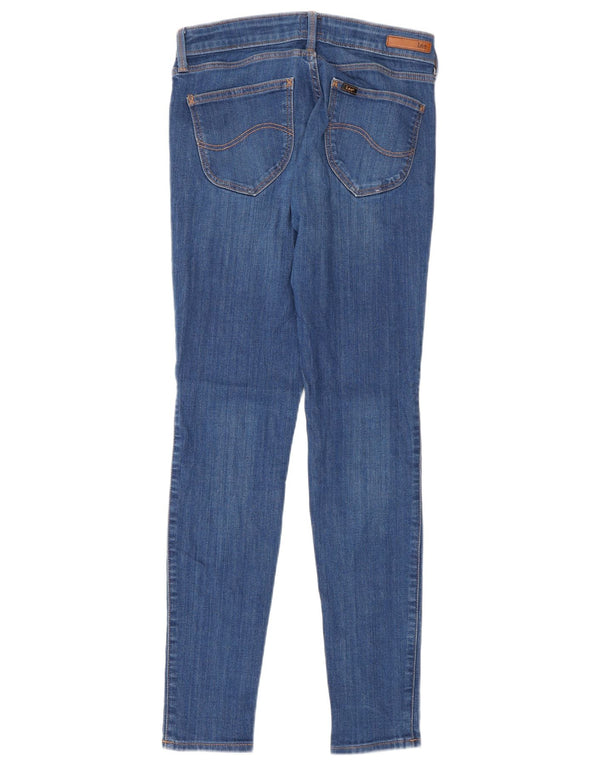 Damskie jeansy Lee Scarlett Skinny W28 L31 Niebieskie bawełniane