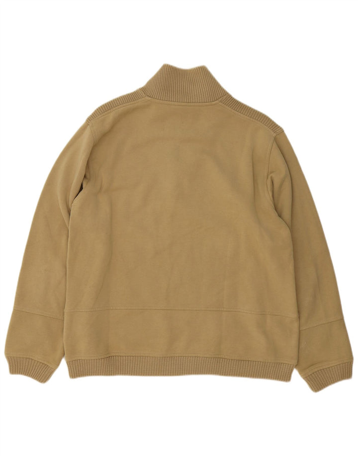 Męski sweter Champion z zamkiem błyskawicznym i dużą bawełną w kolorze khaki