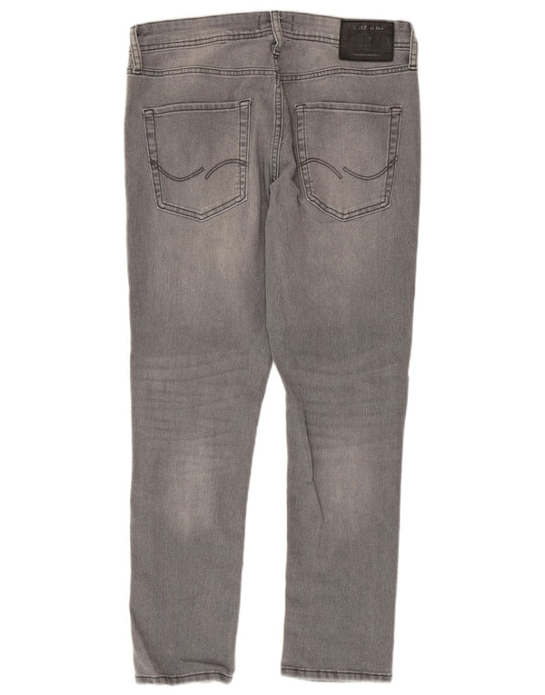 Męskie jeansy Jack & Jones GLENN Slim W32 L30 Szara bawełna