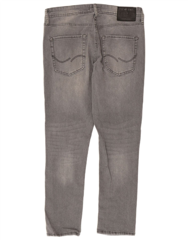Męskie jeansy Jack & Jones GLENN Slim W32 L30 Szara bawełna