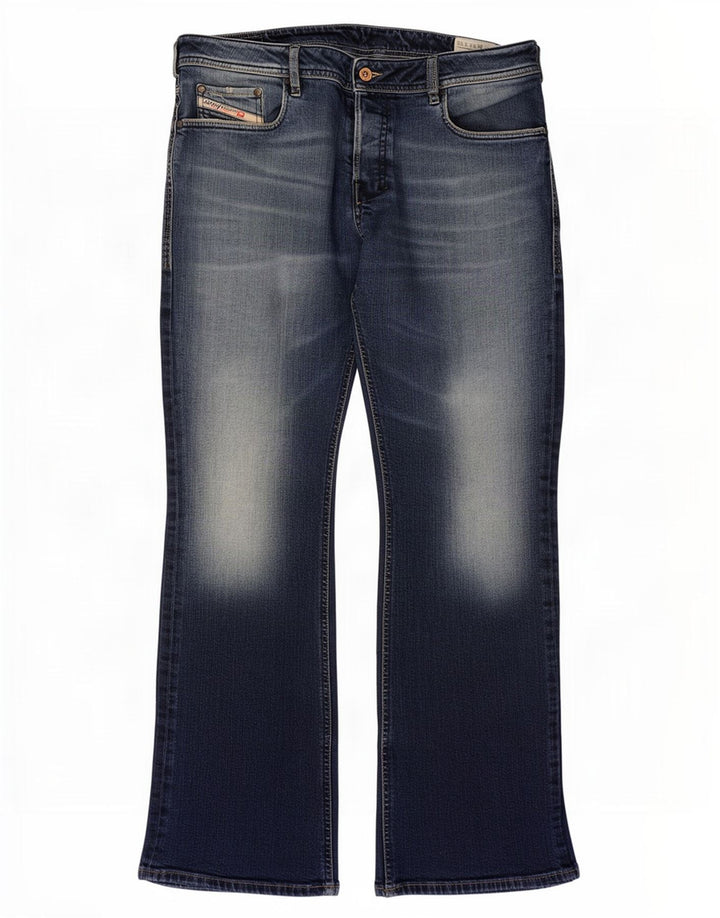 Męskie dżinsy Bootcut Diesel W34 L30 Granatowa bawełna