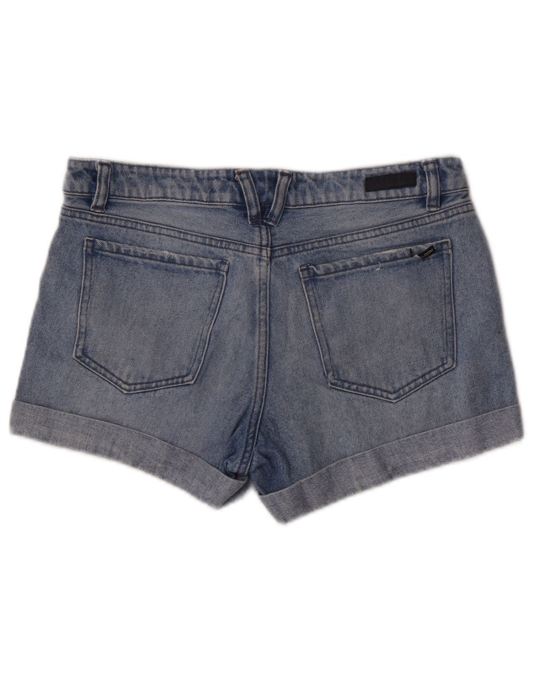 Damskie spodenki jeansowe Volcom Boyfriend Fit w trudnej sytuacji W28 Średnioniebieskie bawełniane