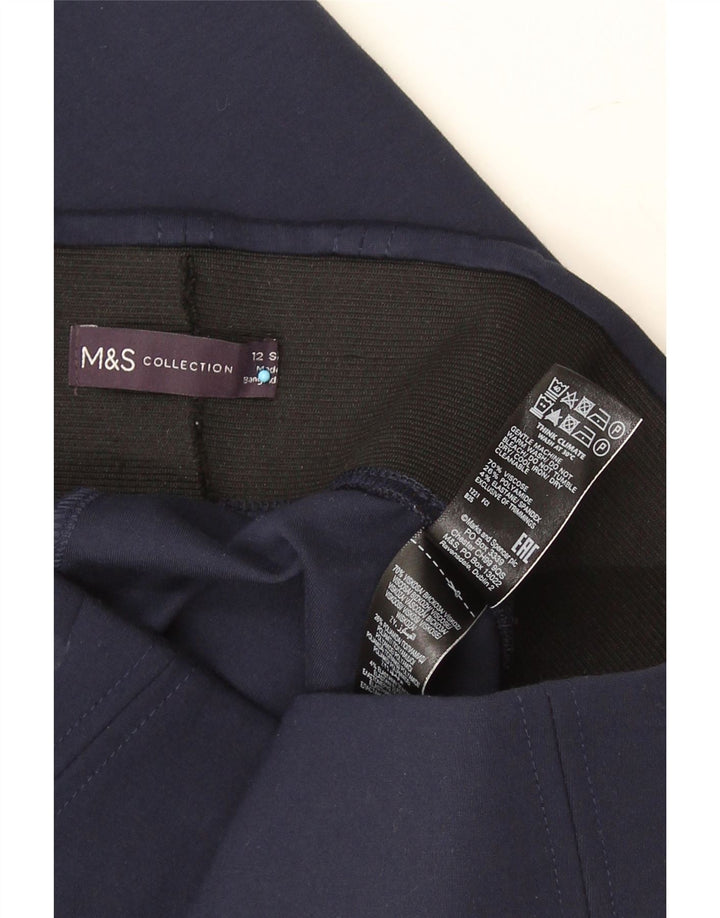 Damskie legginsy Marks & Spencer UK 12, średni granatowy, wiskoza